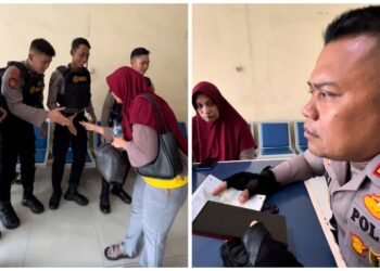 Aksi Kemanusiaan Tim Raimas Kalamunyeng Polres Gresik Bantu Ibu Korban Penipuan Tenaga Kerja Terlantar di Terminal Bunder