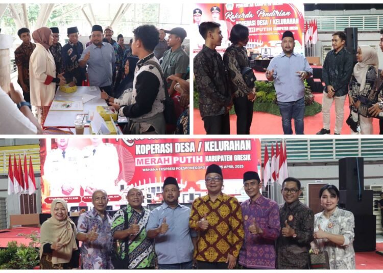 Cetak Rekor Nasional, Pemkab Gresik Terbanyak Bentuk Koperasi Merah Putih: Sudah 239 Koperasi, Daerah Lain Tertinggal Jauh !!