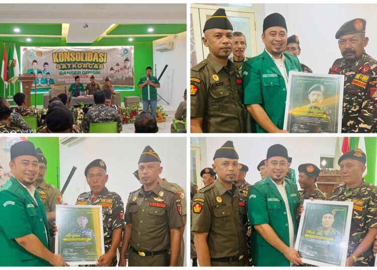 Banser Sepuh di Gresik Terima Penghargaan, Ketua GP Ansor: Mereka Istiqomah Mengabdi hingga di Ujung Senja
