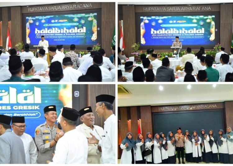 MUI dan Polres Gresik Gelar Silaturahmi Kebangsaan Pererat Sinergi Demi Gresik Aman, Cerdas dan Berakhlak