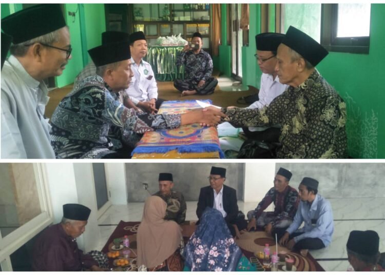LWP MWCNU Dukun Gelar Ikrar Waqaf Tanah di Masjid Nurul Huda Lowayu dan Masjid Al-Ihsan Bangeran Lebak