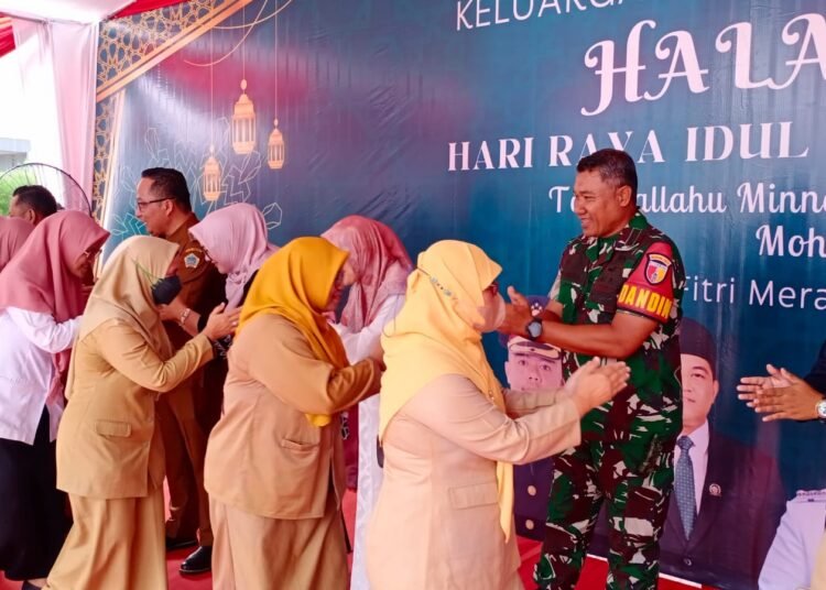 Dandim 0817/Gresik Hadiri Halal Bihalal Bersama Bupati Gus Yani dan Wabup dr Alif 