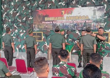 30 Prajurit Kodim 0817/Gresik Naik Pangkat, Dandim: Jadikan Momentum Tingkatkan Pengabdian kepada Masyarakat, Bangsa, dan Negara