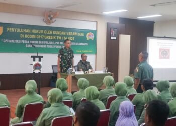 Kumdam V/Brawijaya Gelar Penyuluhan Hukum Bagi Prajurit dan Keluarga di Kodim 0817/Gresik