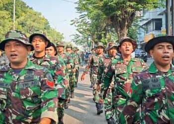 Kodim 0817/Gresik Gelar Kegiatan Penilaian Siap Jasmani Militer Tingkatkan Kesiapan Fisik Prajurit
