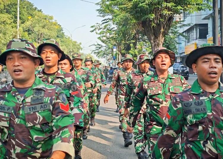 Kodim 0817/Gresik Gelar Kegiatan Penilaian Siap Jasmani Militer Tingkatkan Kesiapan Fisik Prajurit