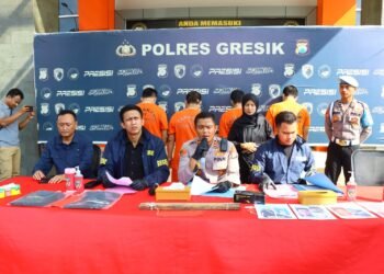 Gawat !! 4 Anggota LSM Sakera Ditangkap dan 5 DPO Gegara Kasus Pengeroyokan di Depan Stadion Gejos Gresik