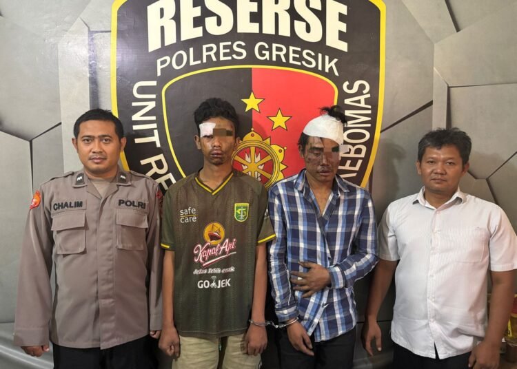 Curi Motor di Gresik, Dua Pemuda Surabaya Babak Belur Dihajar Warga lalu Mendekam di Penjara !!