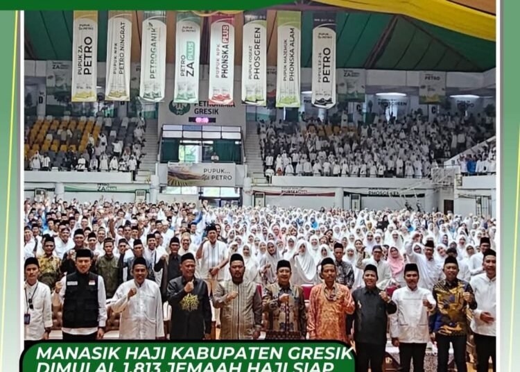 1.813 Jemaah Haji Asal Gresik Siap Menuju Tanah Suci: Tertua Supinah 91 Tahun dan Termuda Zahrah 18 Tahun