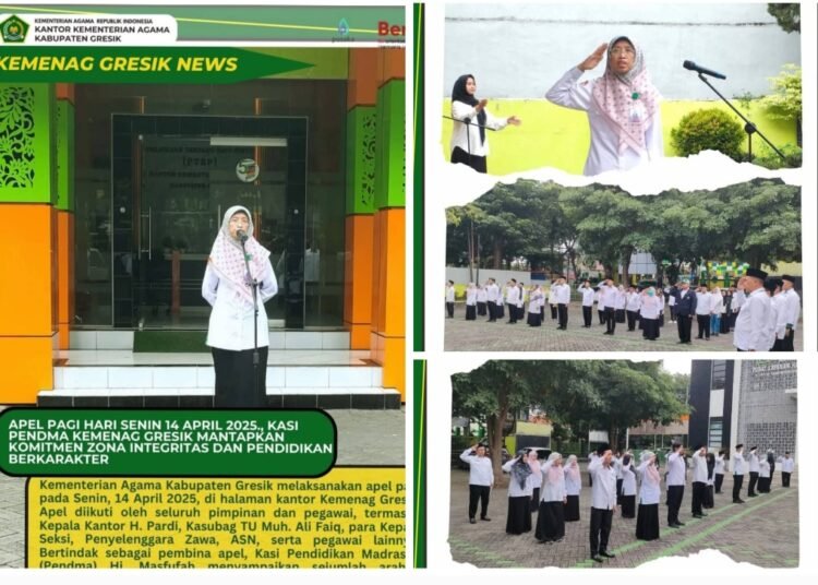 Kasi Pendma Kemenag Gresik Mantapkan Komitmen Zona Integritas dan Pendidikan Berkarakter