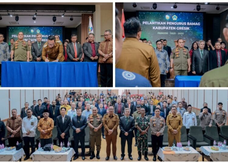 Wabup dr. Alif Ajak Kolaborasi dan Ciptakan Kerukunan Beragama saat Hadiri Pelantikan Pengurus BAMAG Gresik