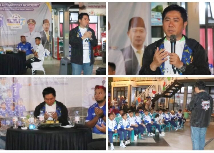 Wakil Ketua DPRD Gresik Lutfi Dawam Apresiasi Tim Sepak Bola Usia Dini Grefoo Ikuti Turnamen Bali 7s 2025