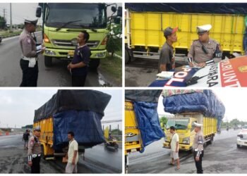 Tegas !! Satlantas Polres Gresik Gelar Operasi Penertiban di Jalan Raya Tekan Angka Kecelakaan Lalu Lintas