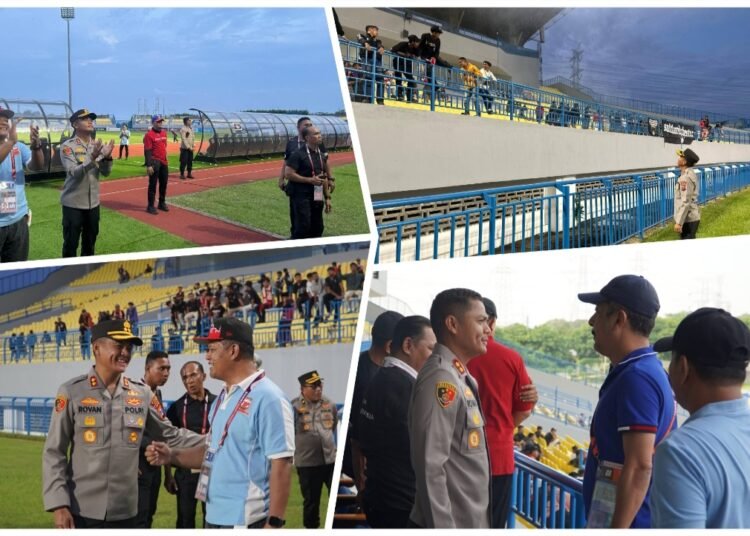 Humanis !! Kapolres Gresik Pimpin Langsung Pengamanan Laga Semifinal AFC Challenge League Madura United vs Svay Rieng di Gejos: Tertib, Aman, dan Kondusif