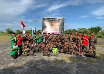 PAC GP Ansor Sidayu Penuh Semangat Gelar Latgab Banser di Bumi Perkemahan Sunan Kalijaga