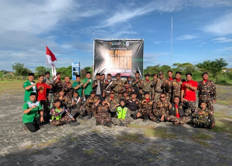 PAC GP Ansor Sidayu Penuh Semangat Gelar Latgab Banser di Bumi Perkemahan Sunan Kalijaga