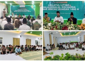 Khidmat !! Pembukaan Lailatul Ijtima’ dan Halalbihalal Keluarga Besar MWCNU Bungah