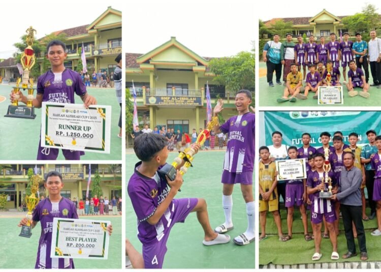 Joosss !! SMP Modern Al Miftah Dinobatkan sebagai The Best Player dan Runner Up Futsal se-Jawa Timur
