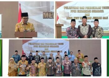 Pelantikan PPIH Embarkasi Surabaya, Kakanwil Kemenag Jatim Tegaskan Berikan Pelayanan Haji Terbaik