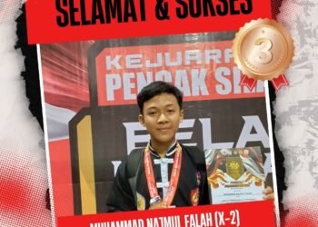 Joosss !! Muhammad Najmul Falah MAN 1 Gresik Raih Bronze Medali di Ajang Kejuaraan Pencak Silat Bela Negara Cup 2025