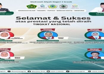 Ukir Prestasi Berjamaah !! Tak Hanya Satu, 5 Siswa Sekaligus Persembahkan Medali untuk MAN 2 Gresik di Ajang Olimpiade Nasional 
