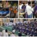 Suasana Haru Iringi Keberangkatan 376 Calon Jamaah Haji Gresik ke Tanah Suci
