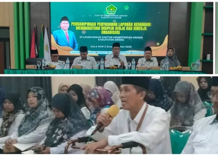 Kepala Kemenag Dampingi Langsung Penyusunan Laporan Keuangan Wujudkan Disiplin Kinerja dan Organisasi yang Akuntabel di MAN 2 Gresik