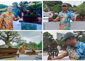 Plt. Bupati Gresik dr. H. Asluchul Alif Resmi Buka Pameran Bonsai Kelas Bintang Berskala Nasional Bertajuk “Giri Kedaton Bonsai 2025”