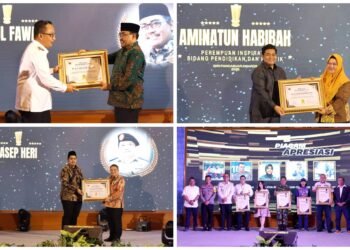 Plt Bupati Gresik Apresiasi PWI Berikan Penghargaan Giri Pancasuar Award 2025 kepada Para Tokoh Inspiratif