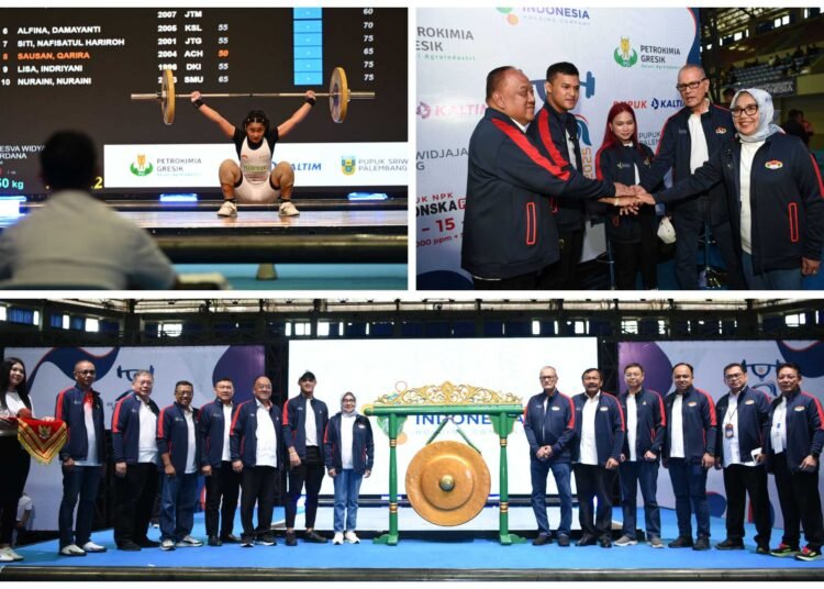 Dukung Prestasi dan Regenerasi Atlet, Petrokimia Gresik Gelar Kejurnas Angkat Besi Senior 2025