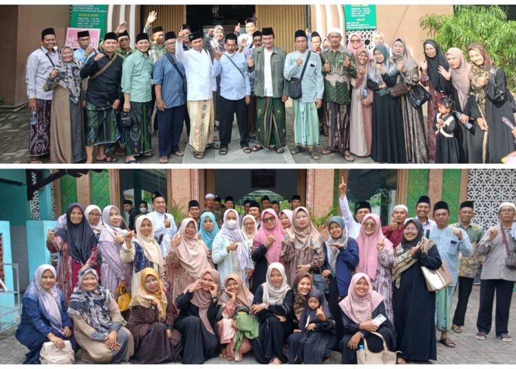 Bersama Gus Aqib DPRD Gresik, LP Ma’arif Dukun Gelar Ziarah Muassis NU di Jombang