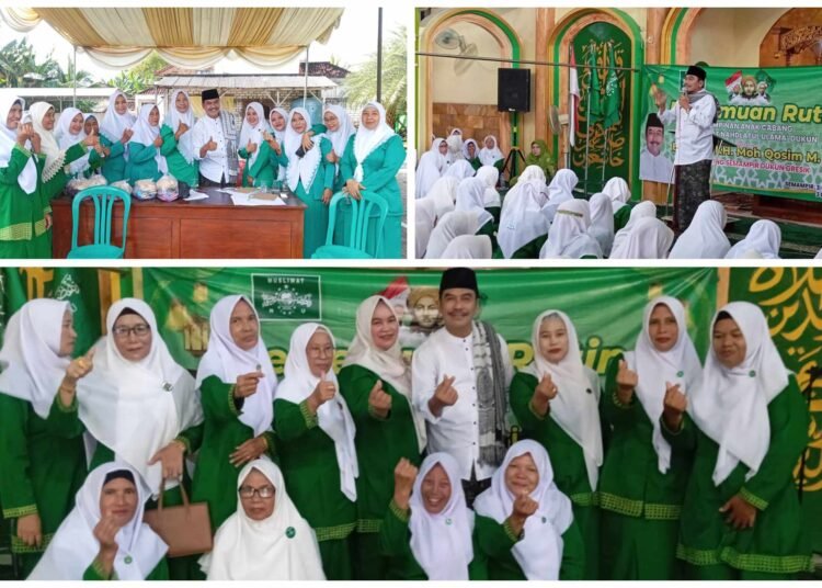 Kian Bersinar !! Ngaji Bareng Pak Qosim Mantan Wabup Gresik Bikin Emak-emak Muslimat NU Dukun Terkesima