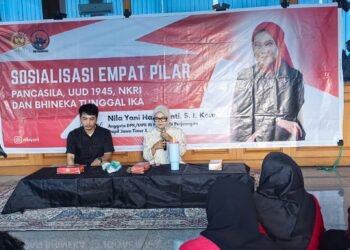 Penuh Semangat !! Nila Yani Kembali Gelar Sosialisasi Empat Pilar MPR RI sekaligus Serap Aspirasi Perempuan Gresik