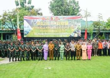 Polres Gresik Dukung Penuh TMMD ke-124 Wujudkan Pemerataan Pembangunan dan Ketahanan Nasional di Kabupaten Gresik