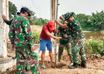 TMMD ke-124, Kodim 0817/Gresik Bangun Sumur Bor untuk Tingkatkan Kesehatan dan Kebutuhan Air Bersih Warga Benjeng