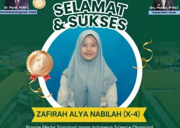 Tiada Hari Tanpa Ukir Prestasi, Siswa MAN 1 Gresik Kembali Raih Medali di Ajang Kompetisi Tingkat Nasional