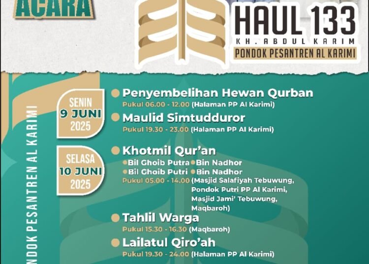 Ribuan Jamaah Bakal Hadiri Puncak Haul ke-133 KH Abdul Karim Ponpes Alkarimi