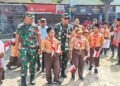 Dandim Dampingi Kasdam V/Brawijaya Tinjau Lokasi TMMD ke-124 Wilayah Teritorial Kodim 0817/Gresik