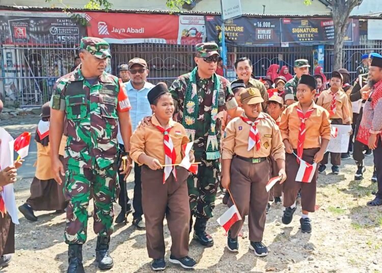 Dandim Dampingi Kasdam V/Brawijaya Tinjau Lokasi TMMD ke-124 Wilayah Teritorial Kodim 0817/Gresik