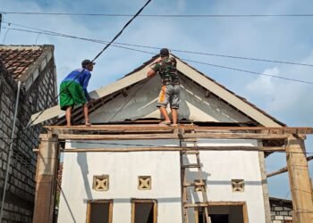 Lihatlah !! Rumah Tak Layak Huni Milik Ibu Nuraini Warga Desa Banter Kini Menjadi Hunian yang lebih Layak, Aman, dan Bermartabat
