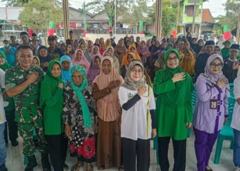 TMMD ke-124 Kodim 0817/Gresik Gandeng RSUD Dr. Soetomo Gelar Penyuluhan Kesehatan di Desa Banter Benjeng