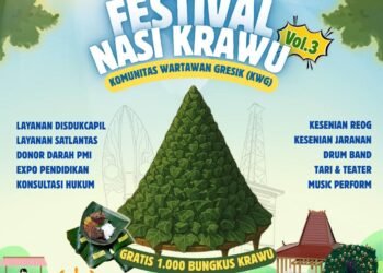 Ingat 1 Juni 2025 di WaGos !! Semarak Festival Nasi Krawu KWG 2025: Ribuan Porsi Gratis, Layanan Warga, dan Hiburan Seni Budaya