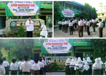 MI Alkarimi Tebuwung Dukun Penuh Semangat Gelar Ujian Madrasah Serentak se-Kabupaten Gresik