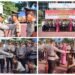 Penuh Haru !! Kapolres Gresik Pimpin Langsung Upacara Korp Raport Kenaikan Pangkat Dua Anggotanya Atas Pengabdian Terbaik Tanpa Cela