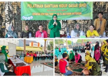 Sejumlah Tokoh Perempuan Hadir di TMMD ke-124 Kodim 0817/Gresik di Desa Banter Benjeng, Siapa Saja Mereka ?