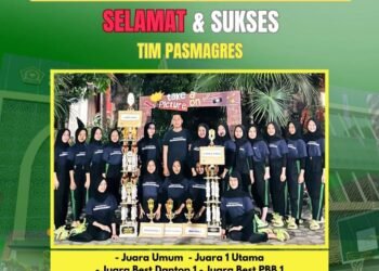 Hebat !! Tim Paskibra MTsN Gresik Sukses Raih Juara Umum LKBB Tingkat Jawa Timur