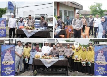 Rawan Kecelakaan !! Satlantas Polres Gresik, Camat, dan Anggota DPRD Kompak Gelar Ruqyah Jalur Blackspot Duduksampeyan