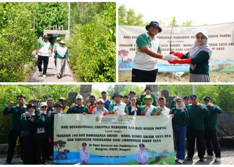 Petrokimia Gresik Tanam 5.300 Bibit Mangrove di Pulau Mengare Sambut Peringatan Hari Lingkungan Hidup Sedunia 2025