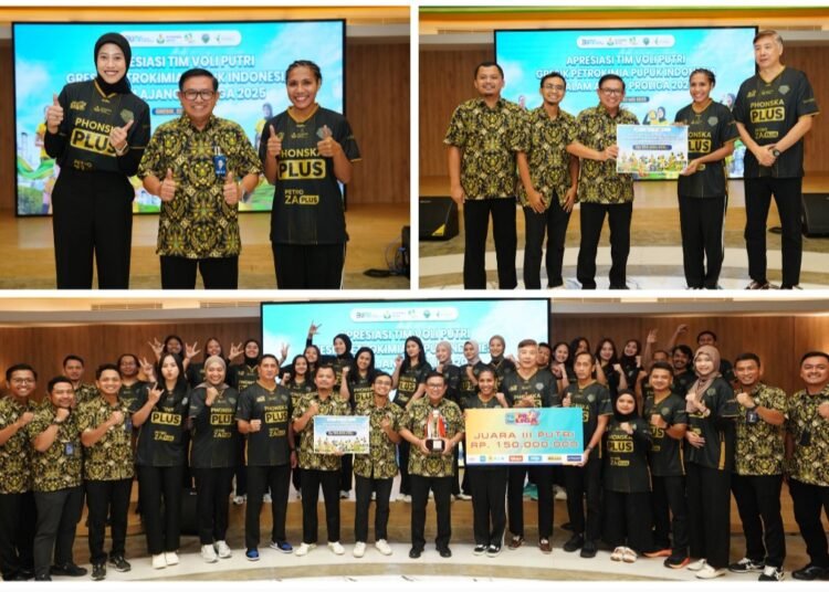 Dirut Petrokimia Gresik Penuh Syukur Berikan Apresiasi untuk Tim Voli GPPI Juara 3 Proliga 2025