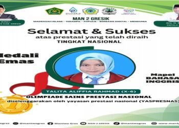 Prestasi Talita Aliffia Rahmad Sabet Medali Emas Bukti Nyata Siswa MAN 2 Gresik Bersinar di Kancah Nasional